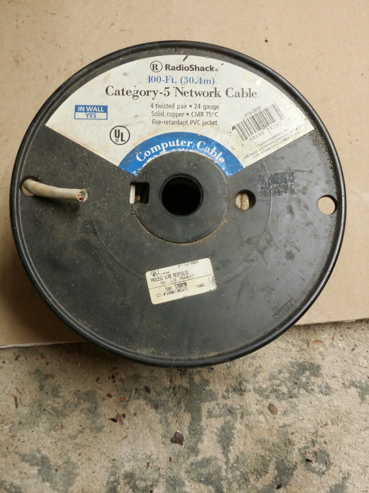 100-FT. CATEGORY -5 NETWORK CABLE