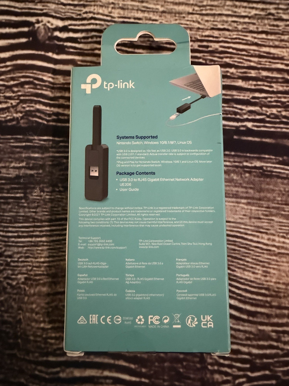 TP-Link USB 3.0 to RJ45 Gigabit Ethernet Network Adapter New UE306