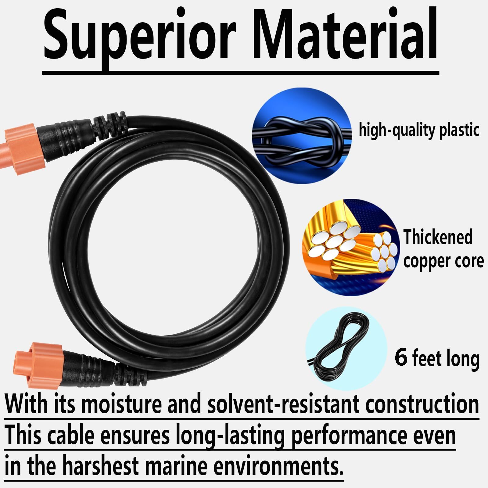 3005.6855 for Lowrance 6Ft/1.82M Ethernet Crossover Cable 6 Feet black