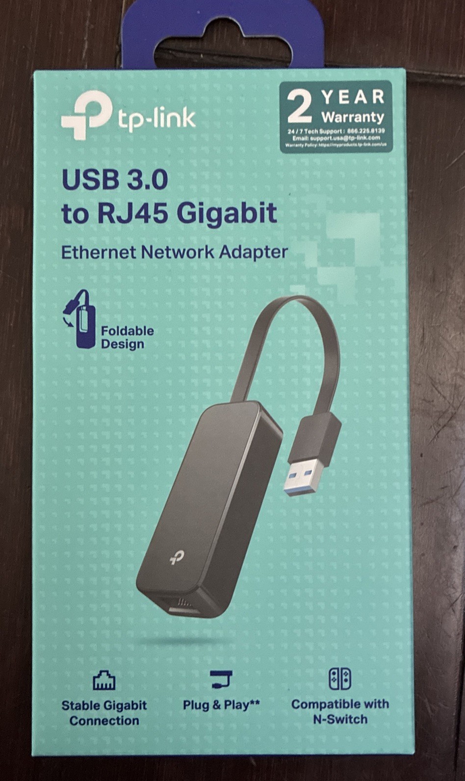 TP-Link USB 3.0 to RJ45 Gigabit Ethernet Network Adapter (UE306)