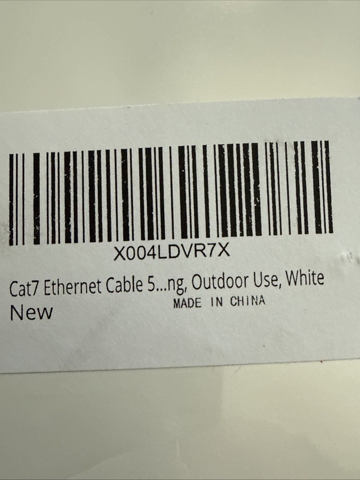 50FT CAT7 Flat Ethernet Cable Internet Router Patch Cord 50 Feet Flat &Connector