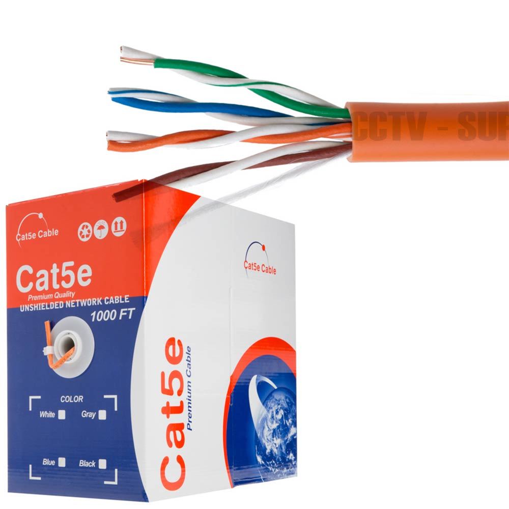 500ft CAT5e or CAT6 Ethernet Cable Professional Network UTP CCA High Speed