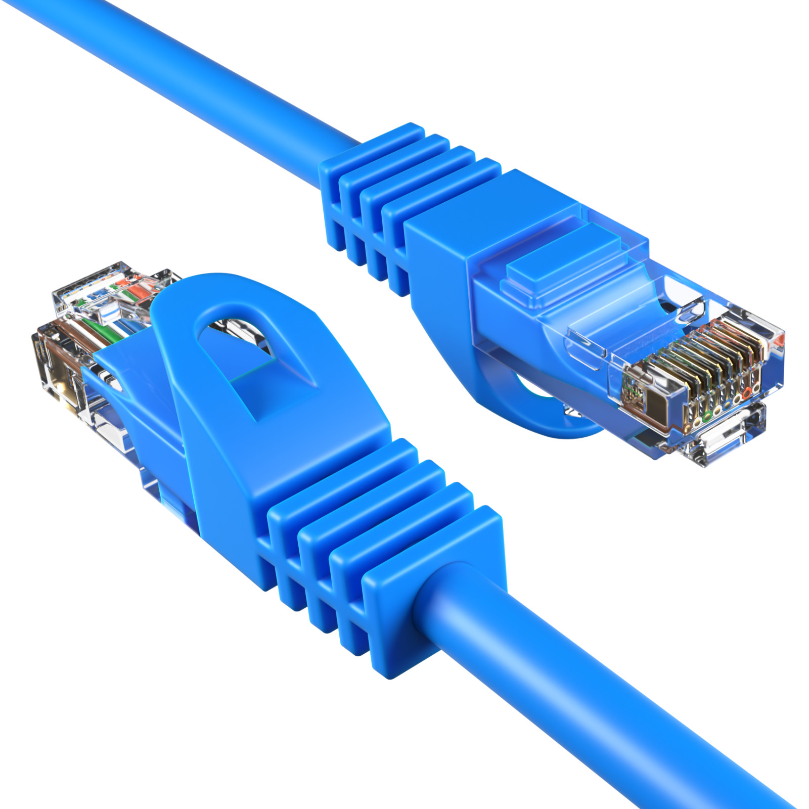 CAT5e Ethernet Patch Cord LAN Internet RJ-45 Cord 30FT Multi-Pack LOT