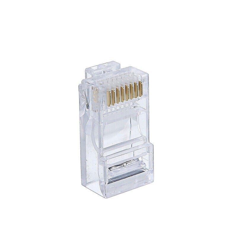 AMP Tyco Cat5e CAT6 RJ45 Ethernet Network Modular Connector Plug – Box of 100pcs