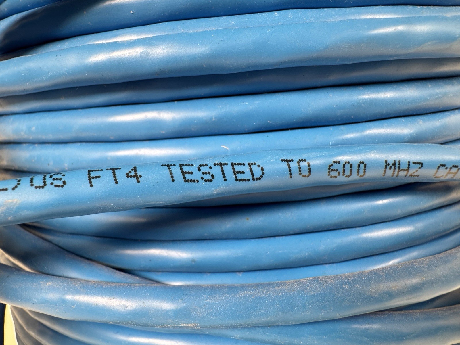 500+ Feet Total Of Cat6e Cable ANSI/TIA-568C.2 23 Awg 600MHz Network ETL UTP