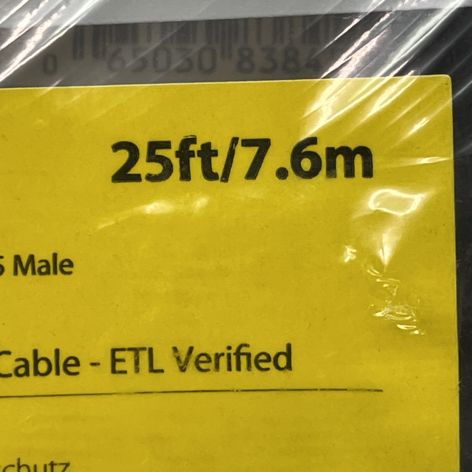 12pk Startech N6PATCH25BK 25FT BLACK CAT 6 CABLE | USA Seller | New