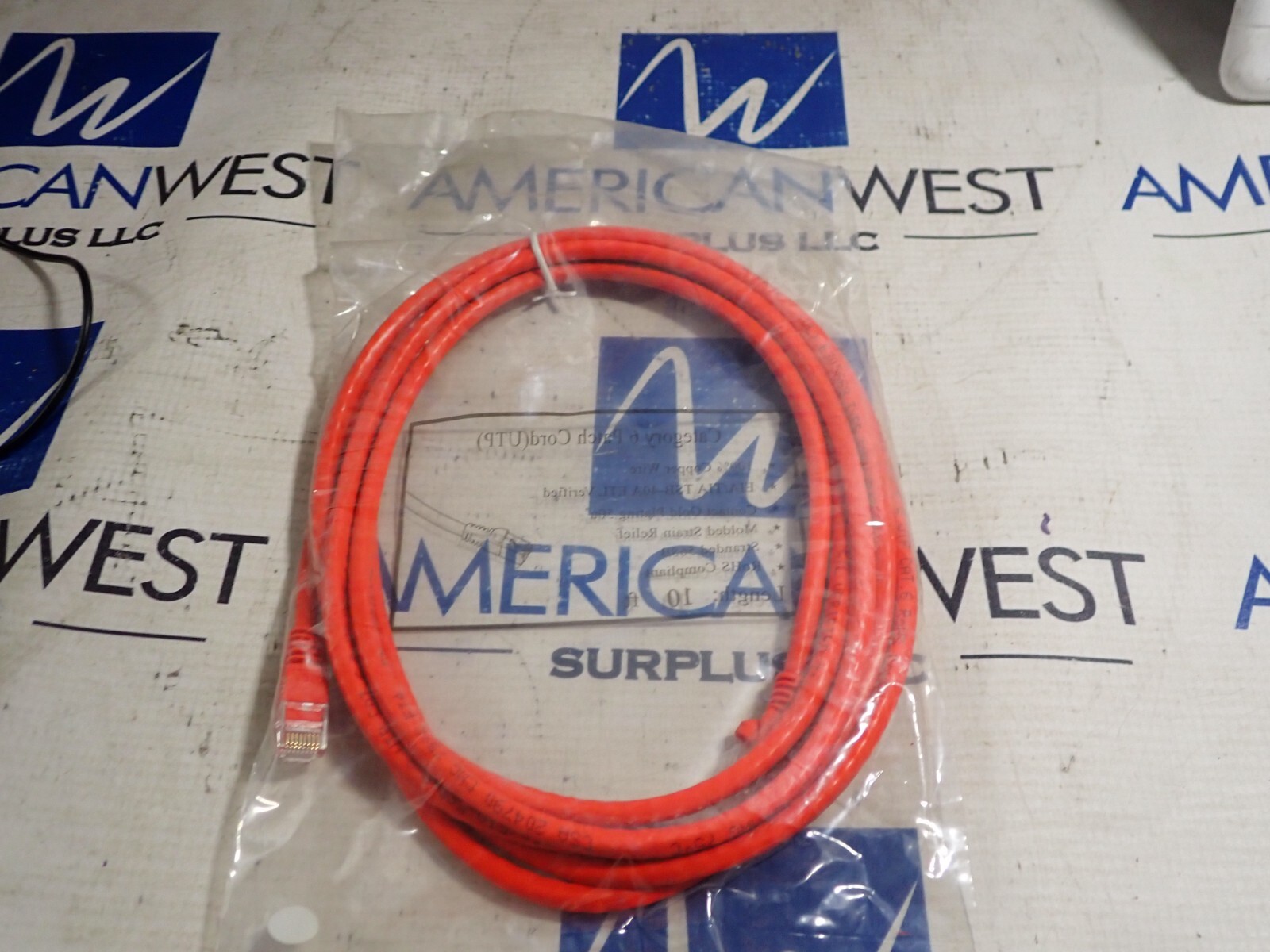 New Catagory 6 Patch Cord 10FT EIA/TIA TSB-40A Cordset