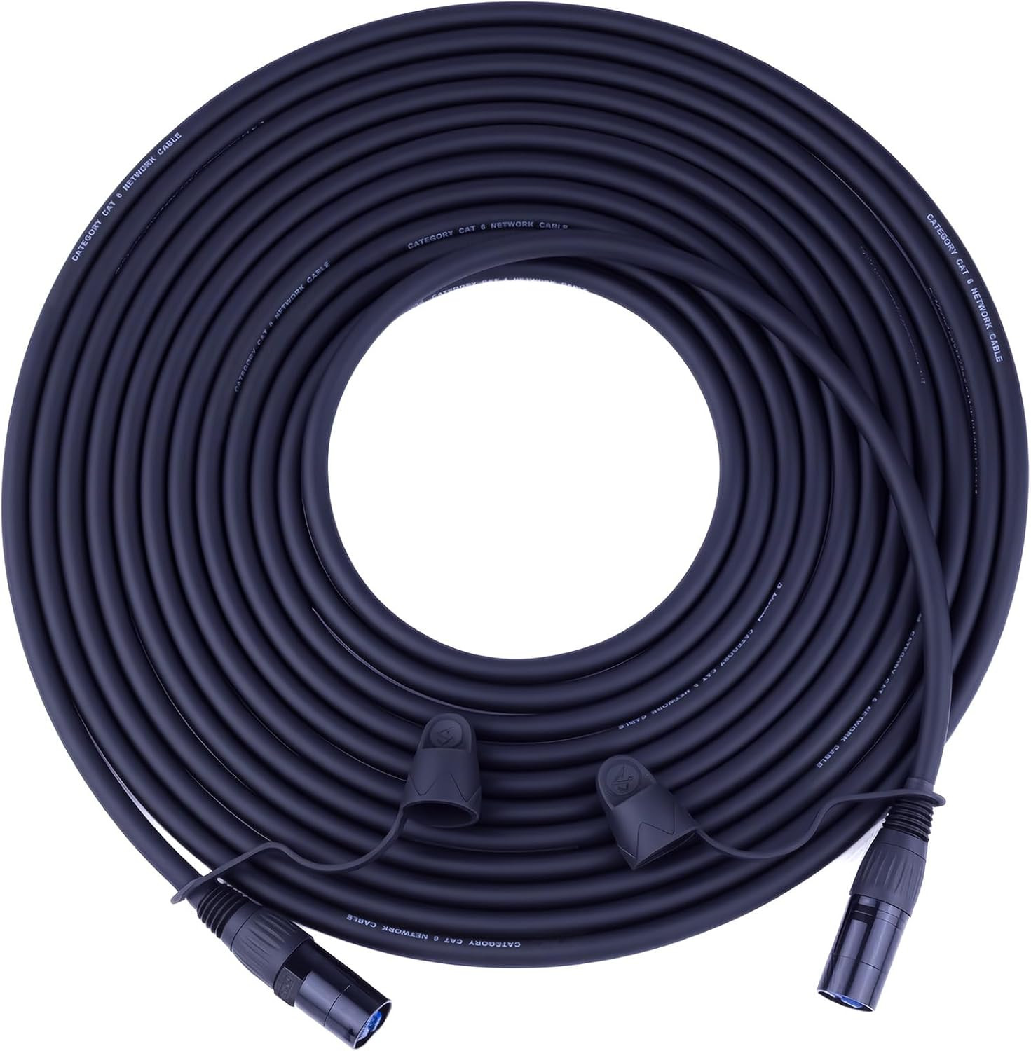 Professional CAT6 Ethercon RJ45 Cable Both Ends with Shielded Connectors (3 Feet