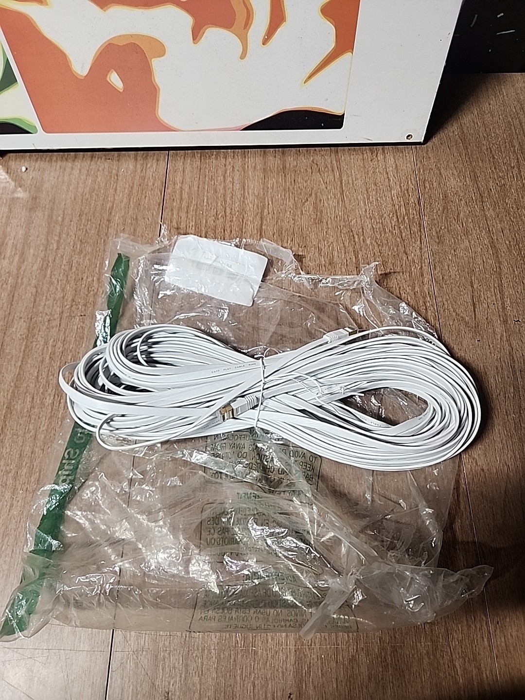 Cat 7 Ethernet Cable 15m Flat Network Cable RJ45 10Gbps 600MHz Shielded STP