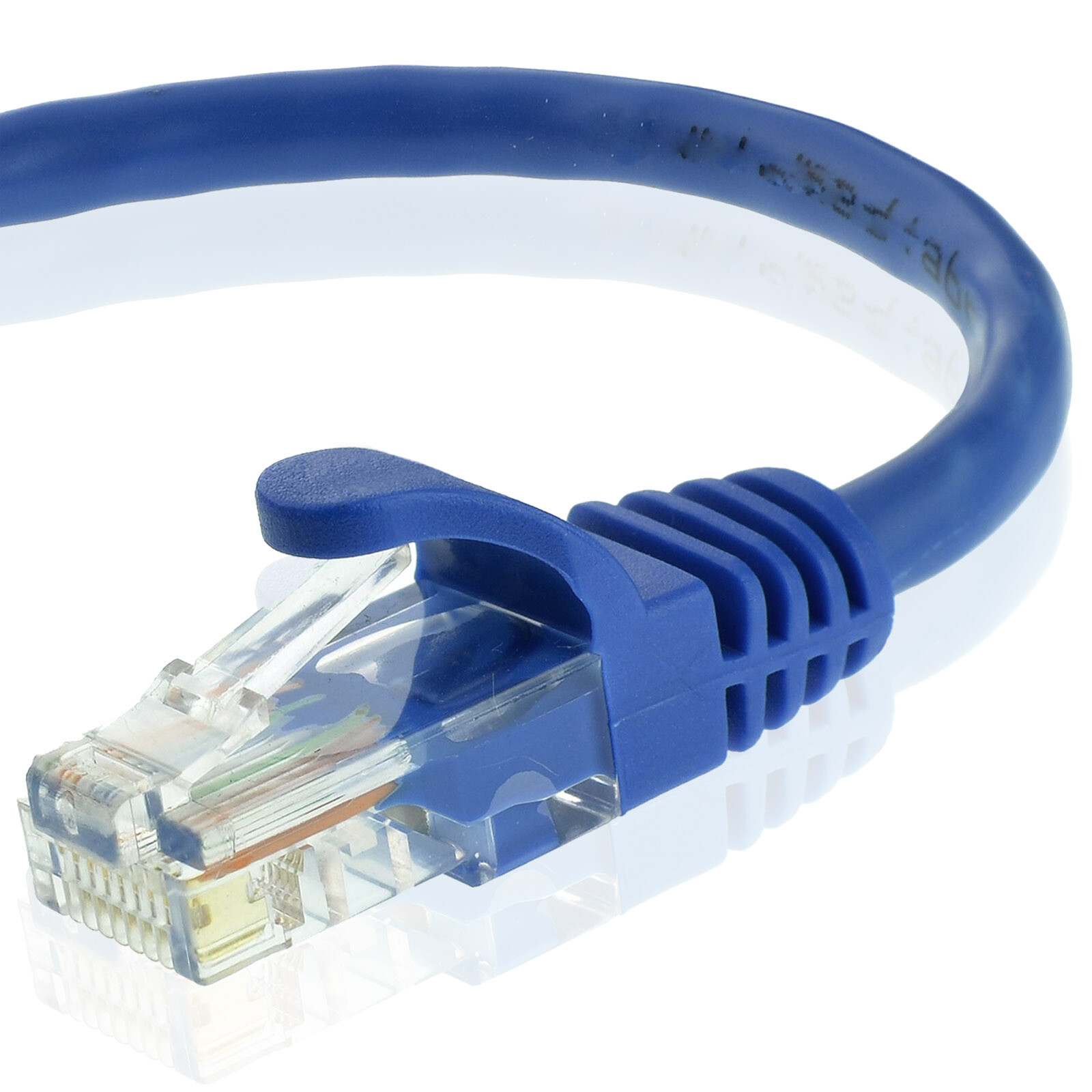 BLUE 75FT CAT6 Cat 6a Ethernet Network Patch Lan Cable Cord with RJ45 Connector