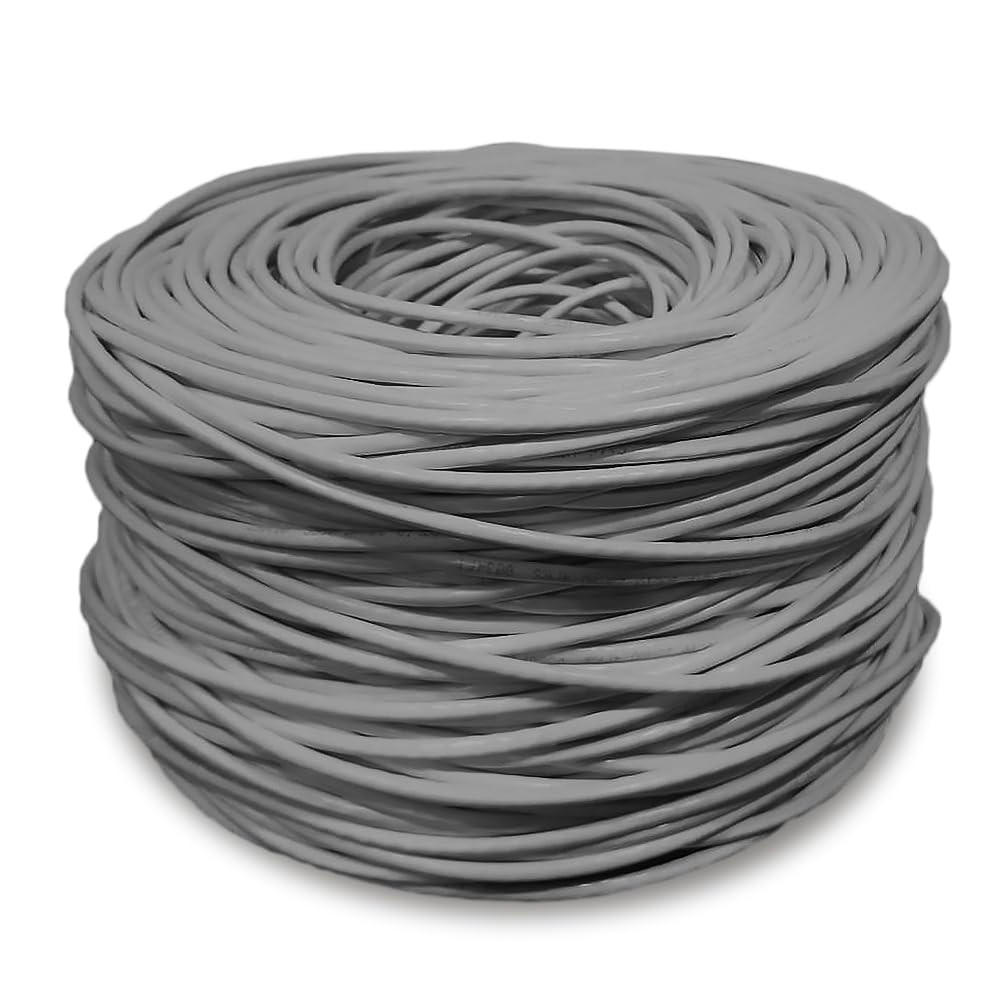 CAT6 Ethernet Cable 1000Ft Solid UTP 550MHz for High-Speed Connectivity