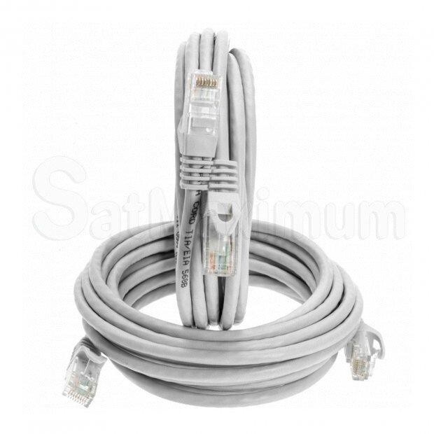 SatMaximum UTP CAT5e Ethernet Patch Cable 2 PACK