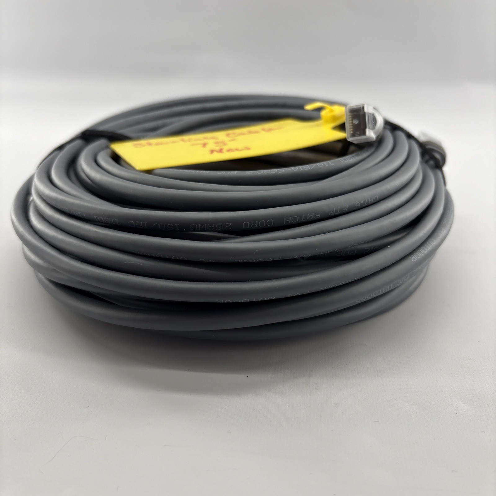 Starlink 75′ Cat 6 FTP Patch Cord 26AWG ISO/IEC 11801 TIA/EIA-568C.2 PVC Outdoor