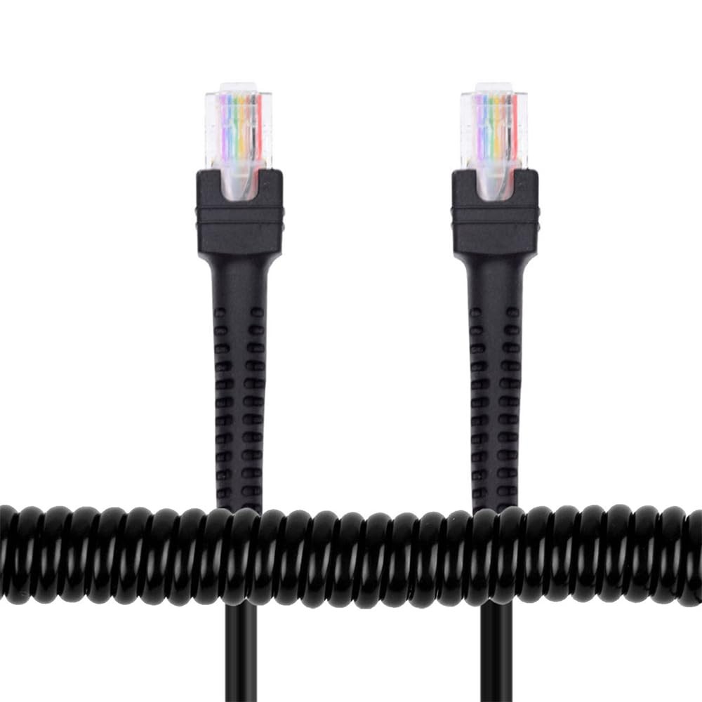 1 PC 1.0m Cat6 Ethernet 8P8C UTP Retractable Patch Cable RJ45 Coiled Cord