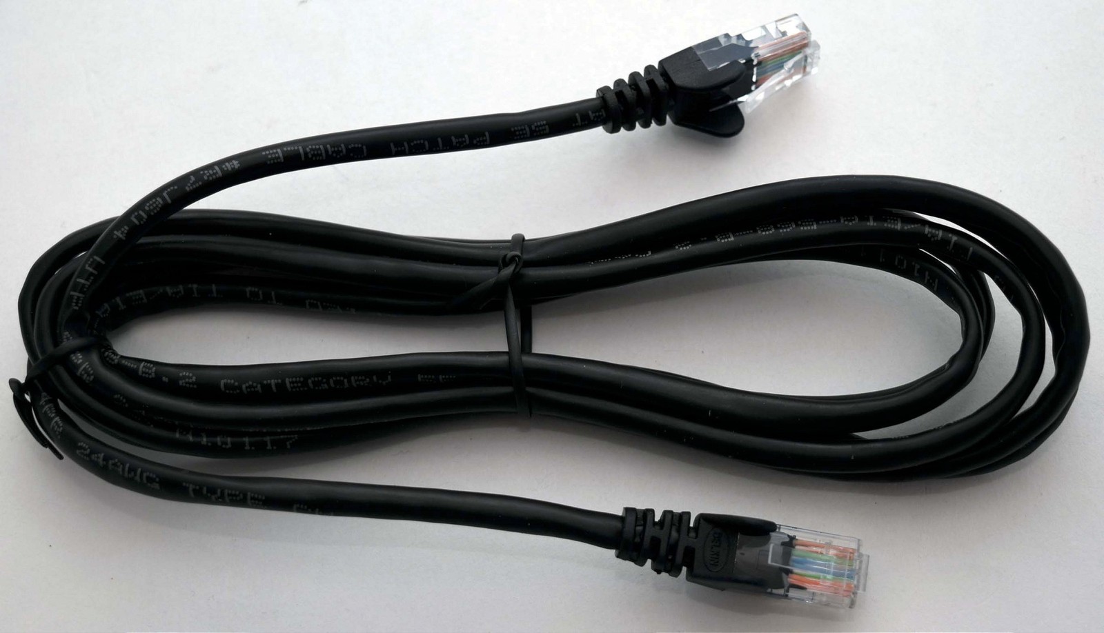 Belkin 7′ ft 2.13m Cat5e Networking Ethernet Cable BLACK Router PC/Mac Computer