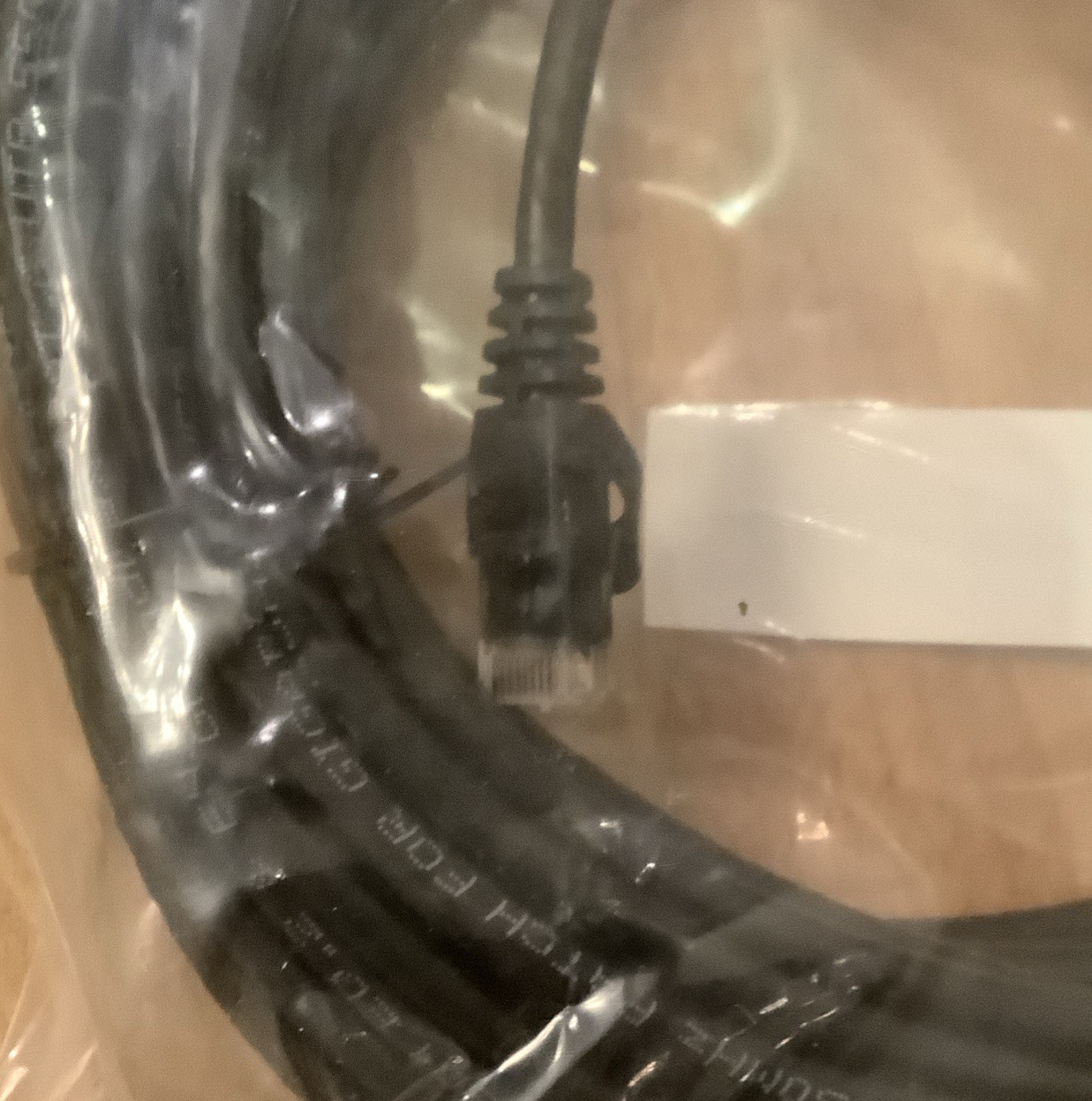 CAT6e/CAT6 Ethernet LAN Network RJ45 Patch Cable Black 50 ft – 3 Piece Pack