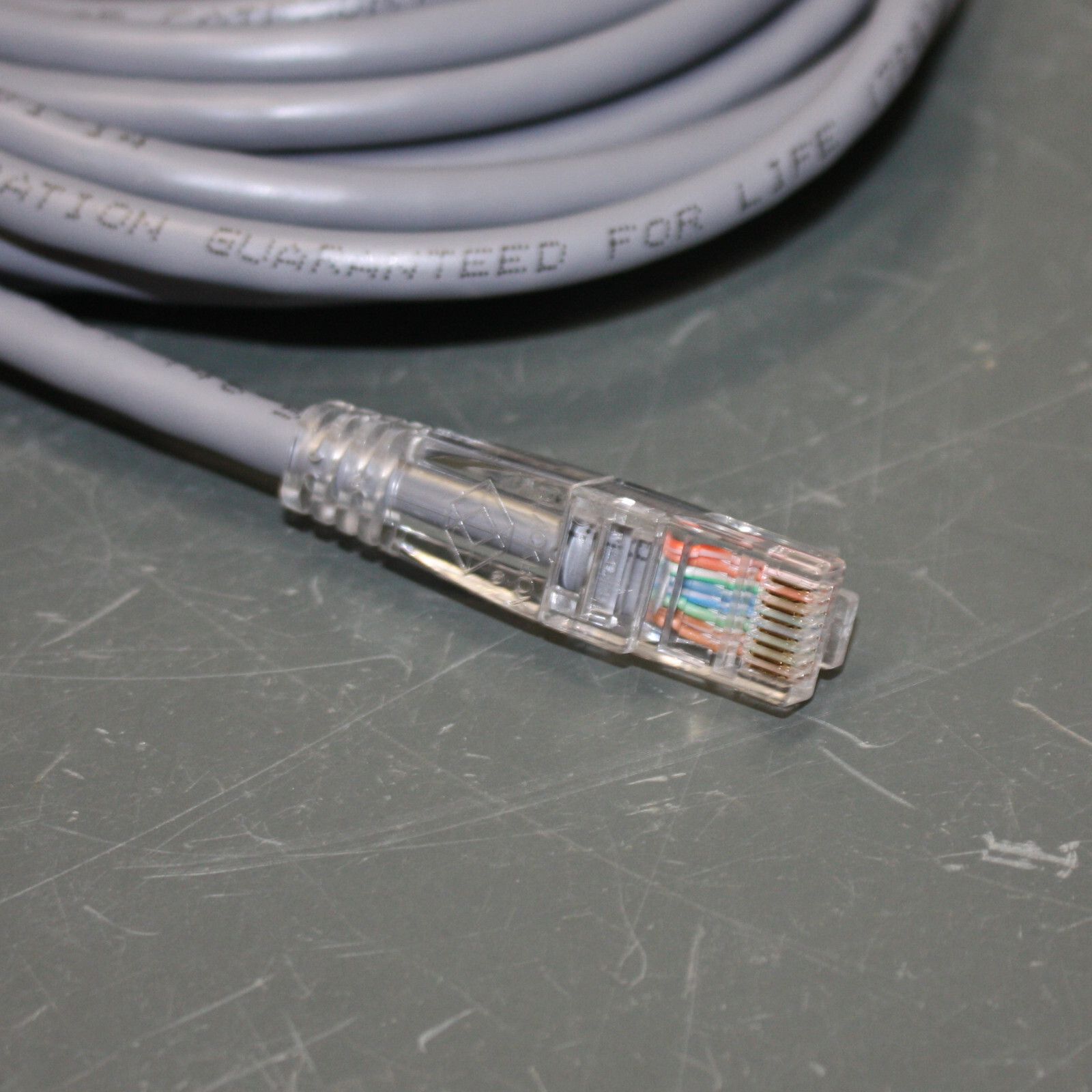 (25) Black Box CAT5e Premium Patch Cable, 20ft Ethernet Cord, Gray, 350 MHz