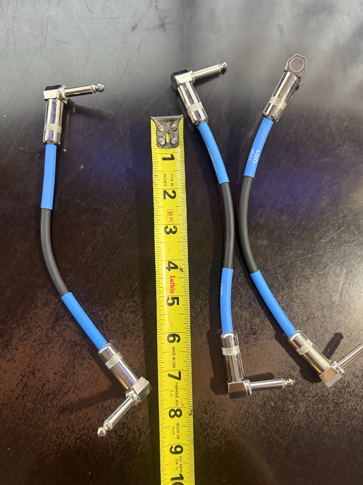 Flat Patch Cable Assortment – 21 Cables – 2″ to 36″ – Guitar, Pedalboard