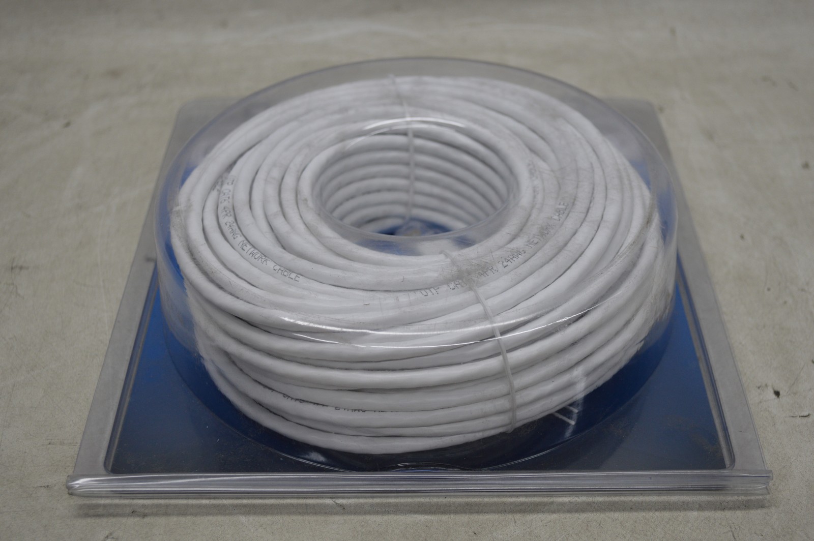 Commercial Electric 100 ft. CAT6 Ethernet Cable White RJ-45 250MHz *New Unused*