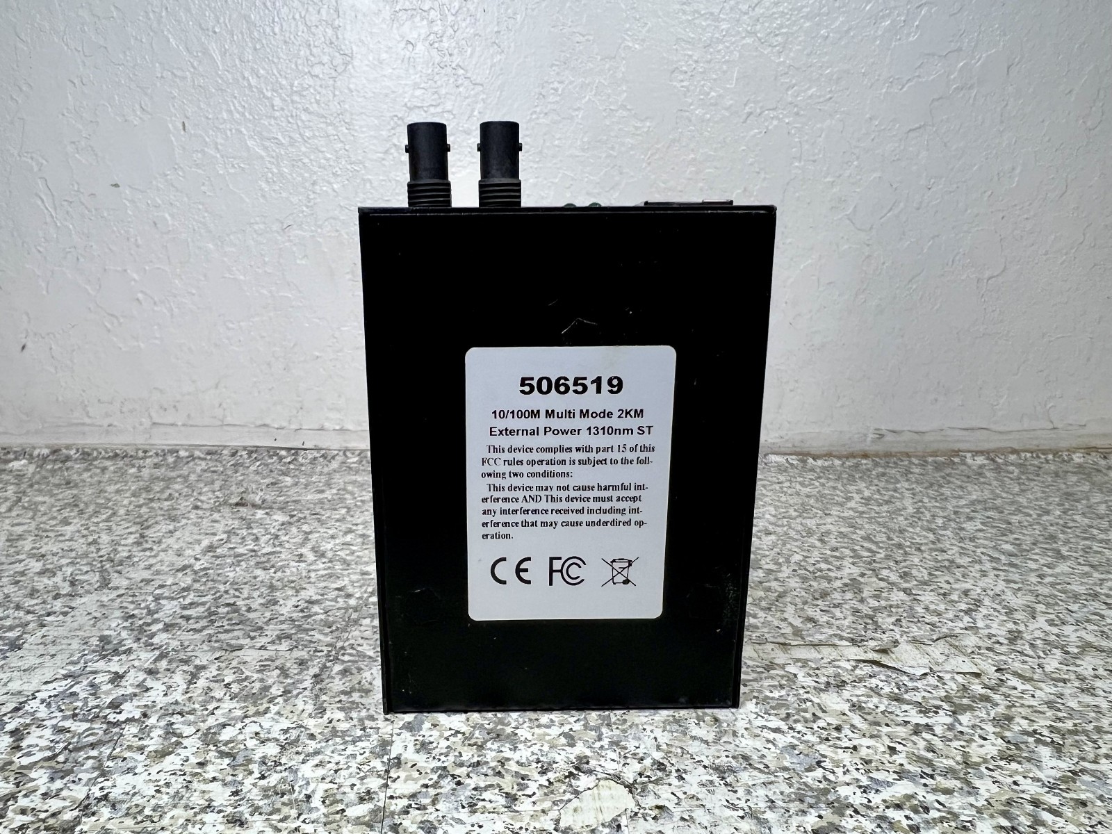 Intellinet Fast Ethernet Media Converter (506519) Unit Only – No Power Cable!