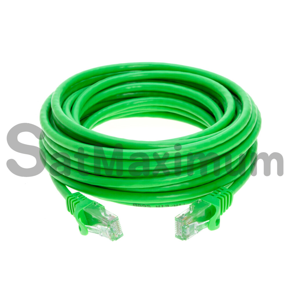 CAT6e / CAT6 Network Patch Cable RJ-45 Ethernet LAN Cable Green 50FT – 200FT LOT
