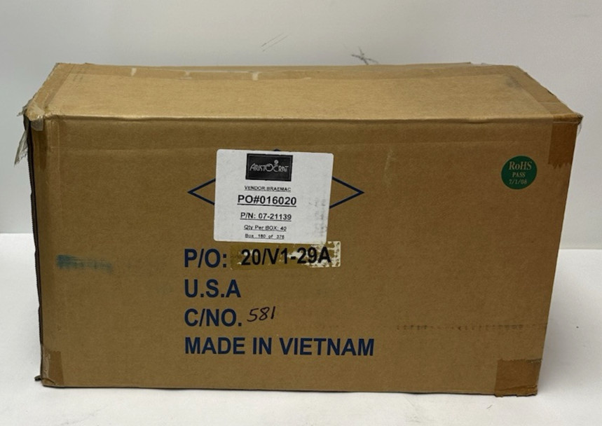 Category 6 Patch Cord – EIA/TIA/ETL Verified – 25 ft. New box of 40