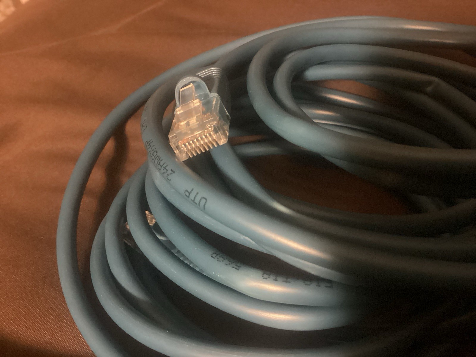 10 ft 6-pack UTP 24 AWGX4P CAT 5E PATCH CORDS TEST TO EIA/TIA 568B