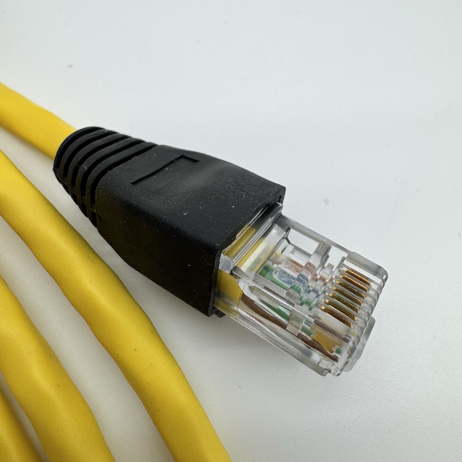 Lot 10 Lanmark Cat 5 Cat5E RJ45 Ethernet Patch Cable 7′ Internet LAN Cord Yellow