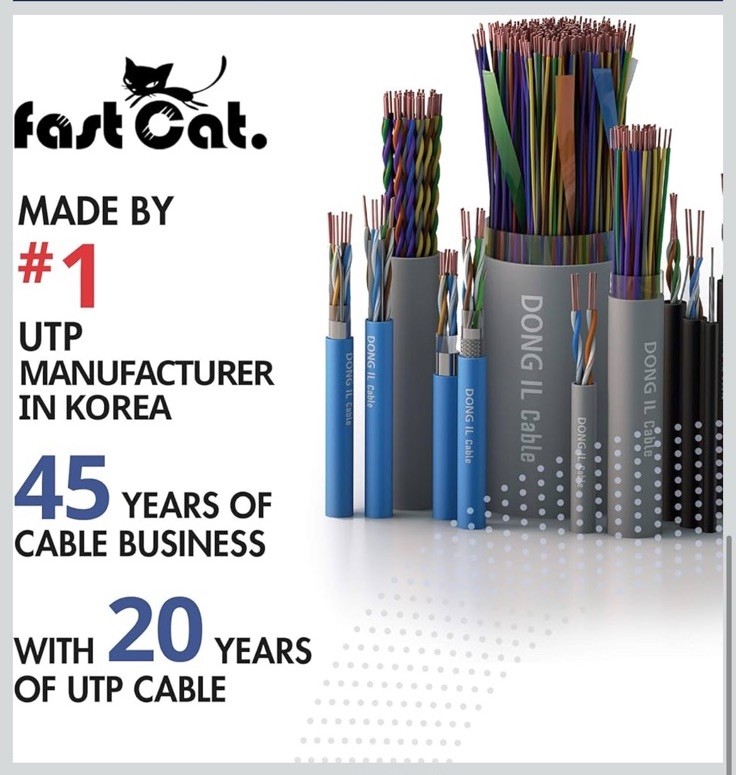 CAT5e Plenum CMP 350MHz Ethernet Cable Black 1000FT – 24 AWG SOLID BARE COPPER