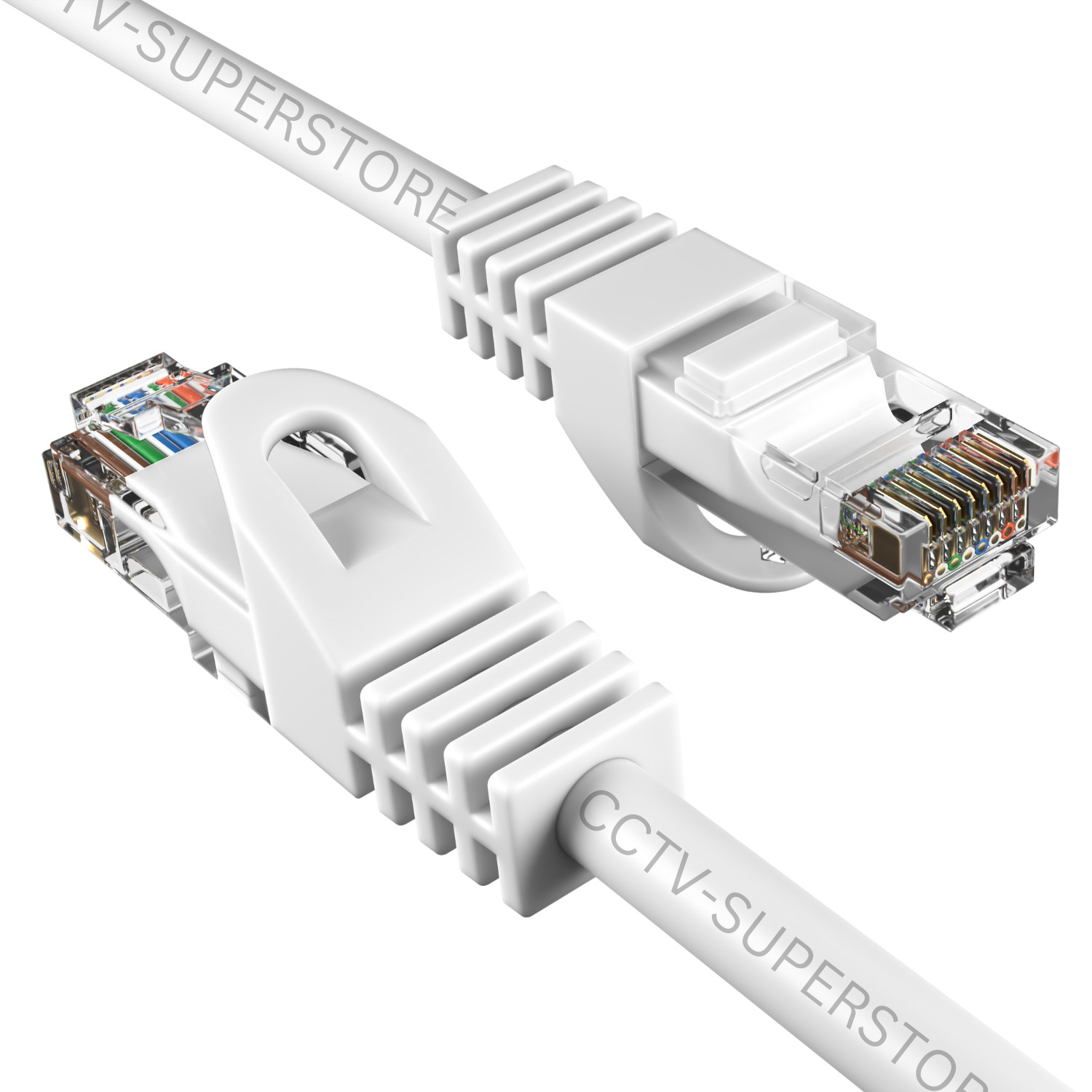 CAT6 Patch Cable 500mhz Ethernet Internet Network Router LAN RJ45 UTP WHITE LOT