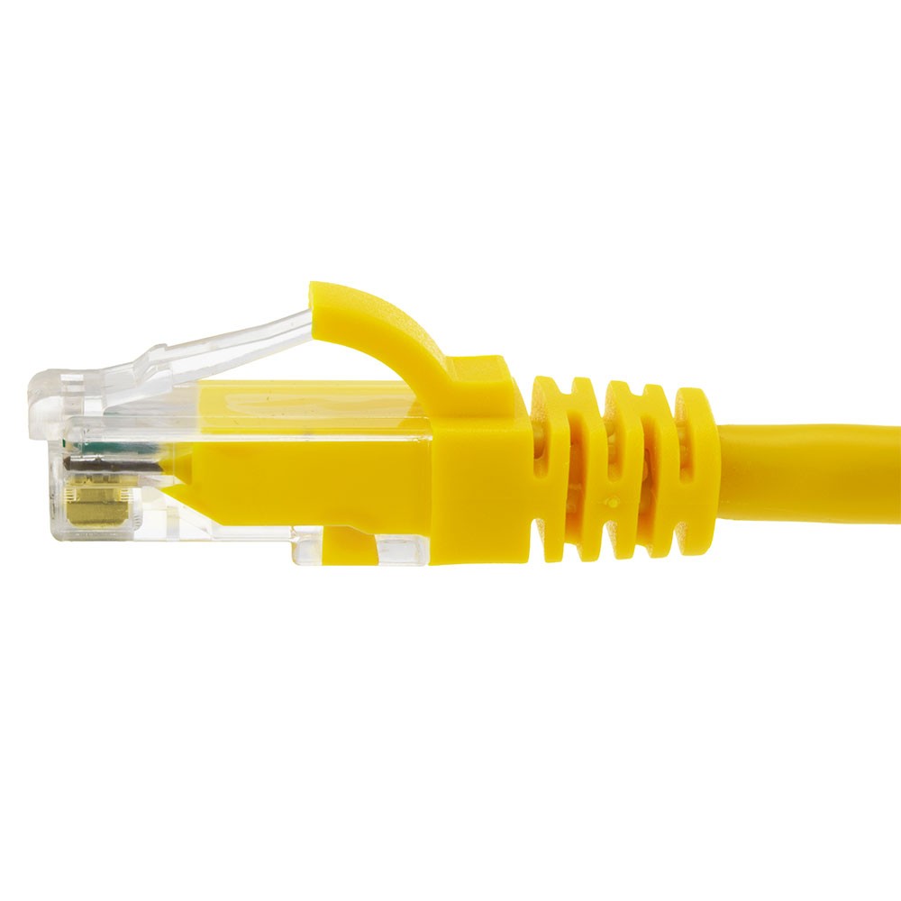 Ethernet Patch Cable CAT6A, UTP, 24AWG, 5 Ft, 10 pack, Yellow