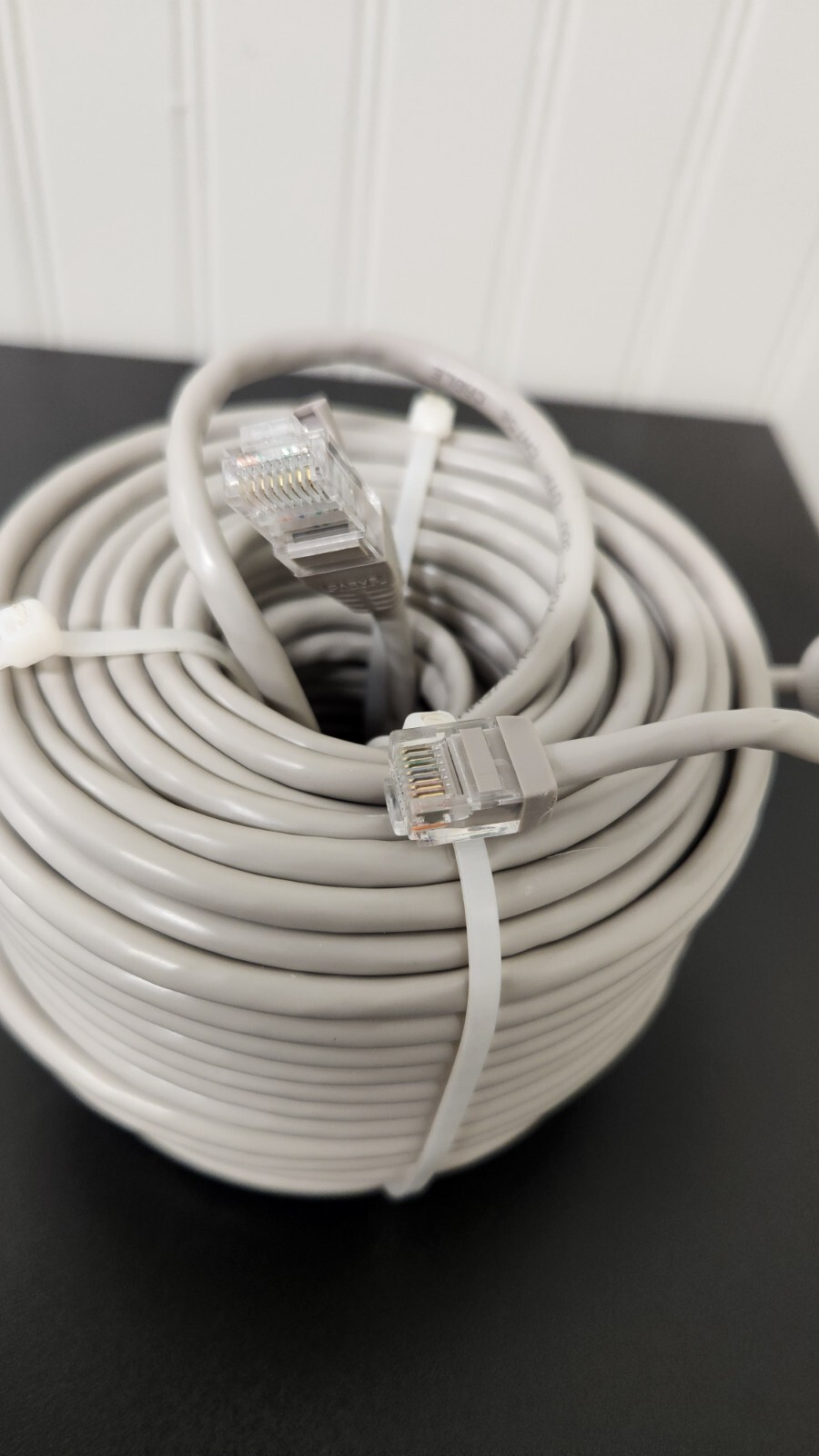 Cat 5e ethernet cable 100 ft. – Outdoor/Indoor – 4 Pack – New
