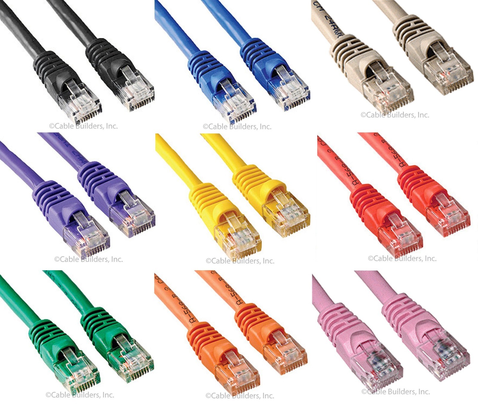 CAT5E ETHERNET PATCH CABLE 1FT 3FT 5FT 7FT 10FT 15FT 25FT 50FT 75FT 100FT CHOOSE