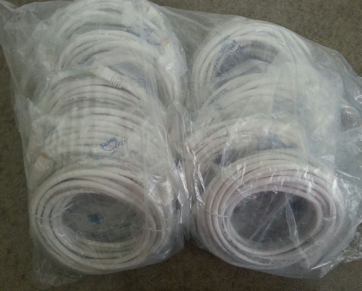 10 * 25 25FT UTP CAT 6 4PAIRS 24AWG STRANDED UL/ETL VERIFIED ANSI/EIA/TIA 568B