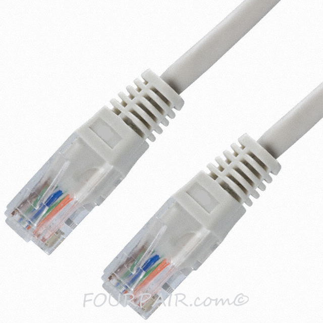 1ft – CAT5e Ethernet Network LAN Router Patch Cable Cord Wire 350 MHz RJ45 White