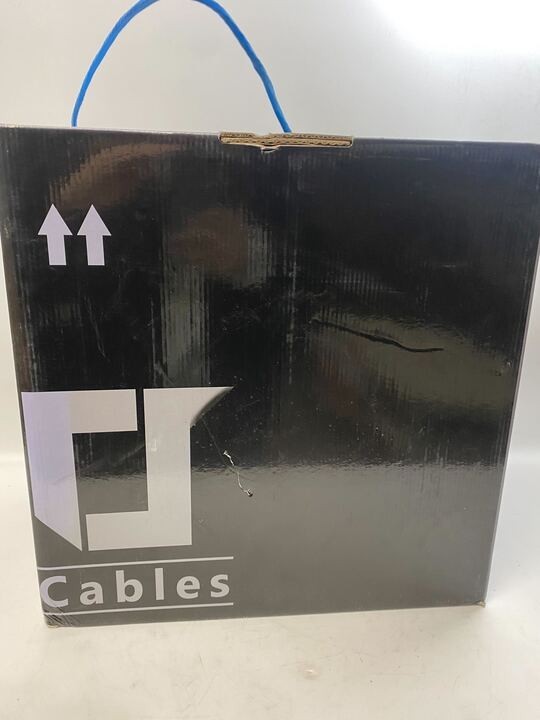 Cat6 Plenum 550 Mhz Ethernet Cable 23G Blue 366 FT