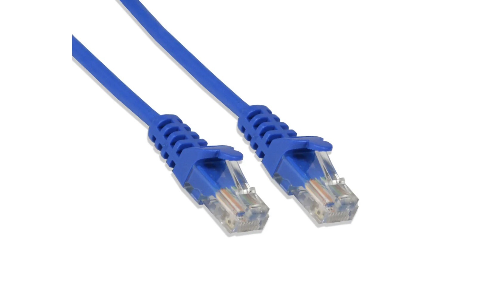 10Ft Cat5e Ethernet RJ45 Lan Wire Network Blue UTP 10 Feet Patch Cable