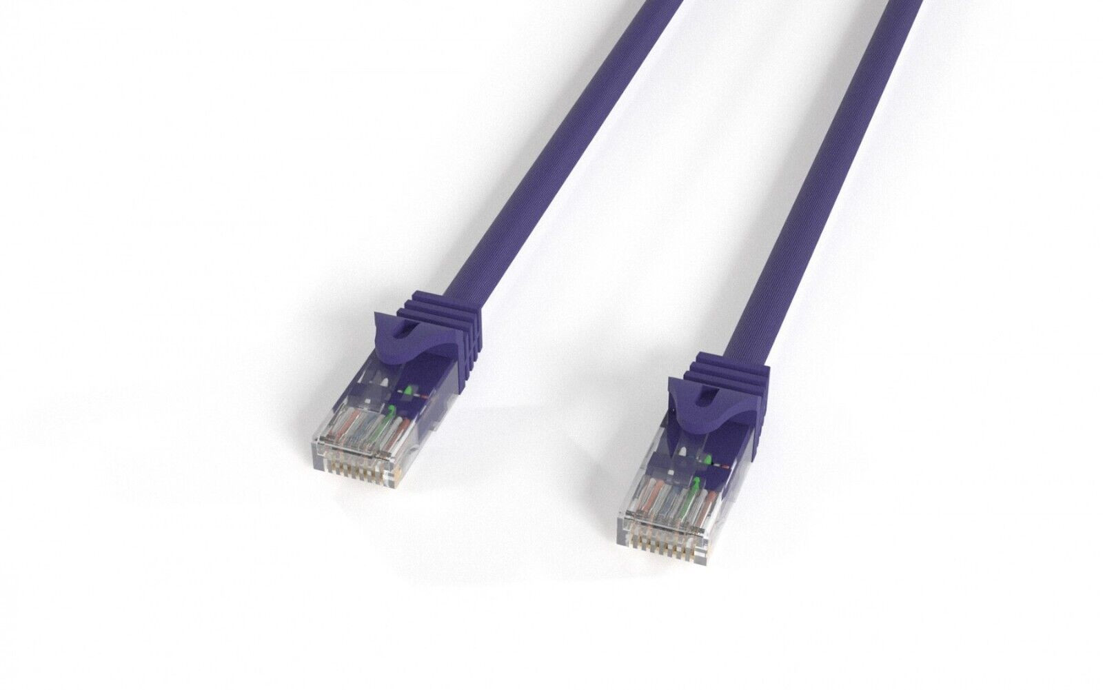 Cat6A 10G UTP patch cable molded 1ft 2ft 3ft 5ft 7ft 10ft 15ft Lot of 1,5,10