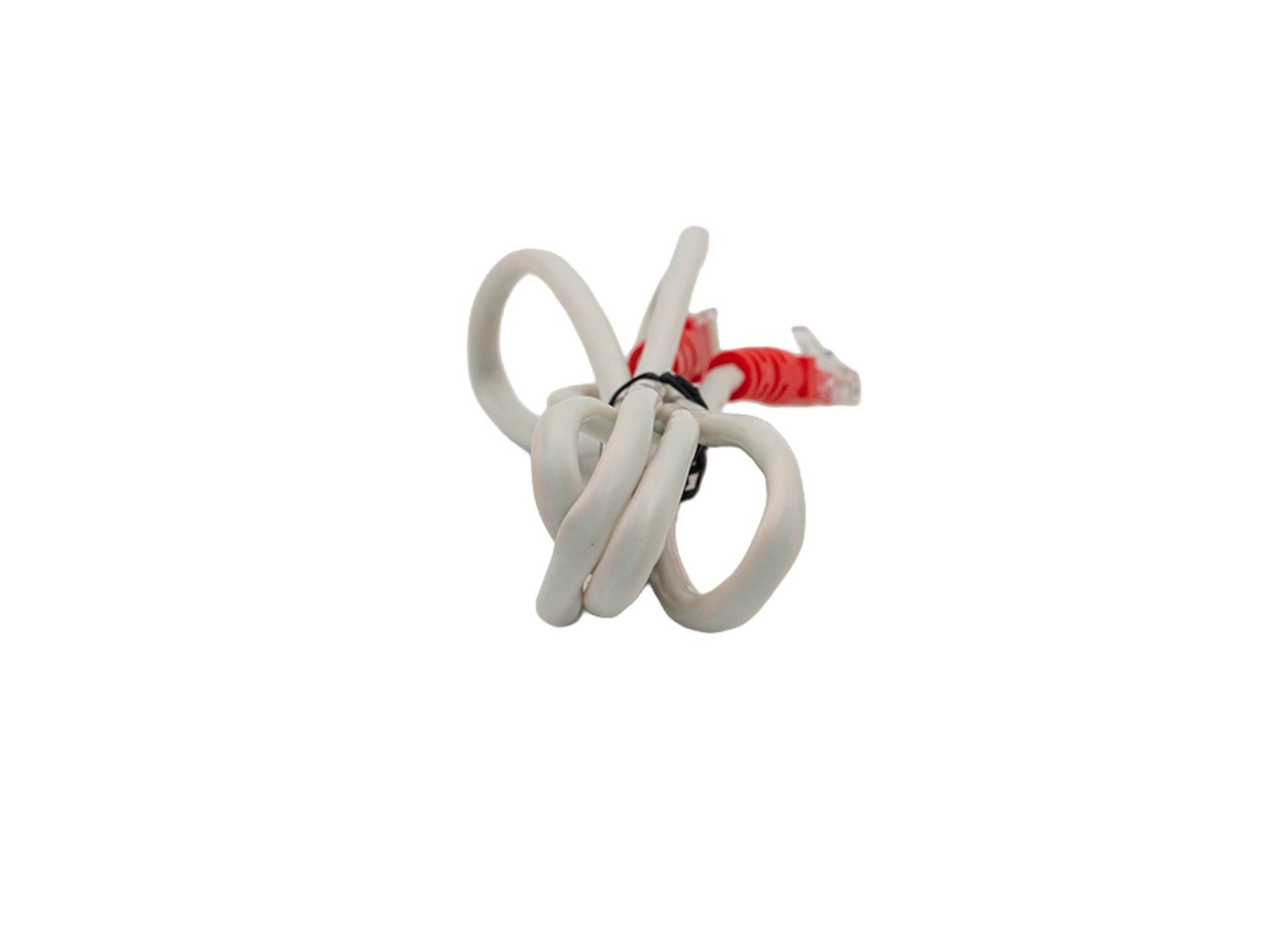 Cat 6 White Ethernet Networking Cable 6 ft RJ45 Male To Male Connection