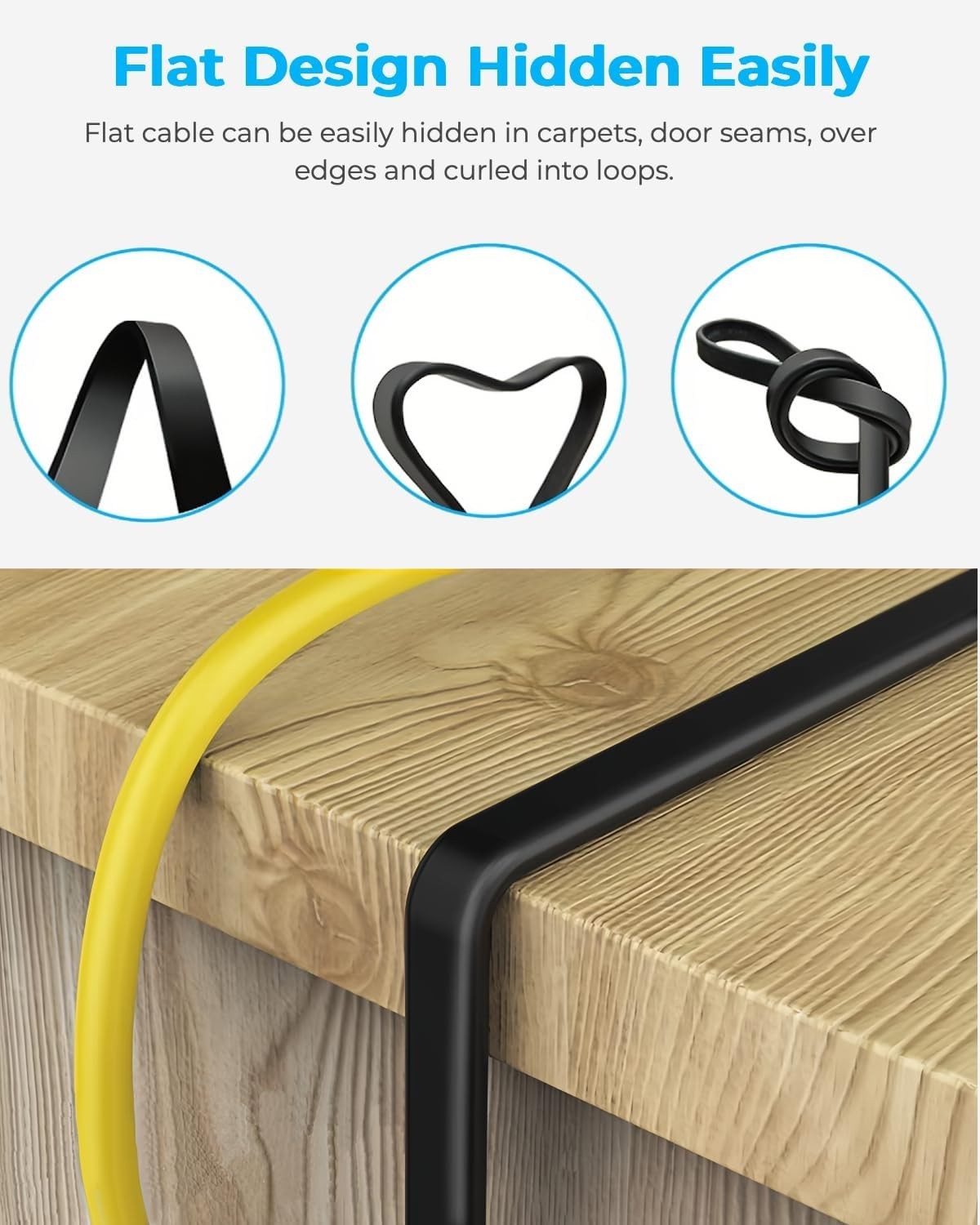 CAT 8 Ethernet Cable, 1.5ft 3ft 6ft 10ft 15ft 20ft 25ft 30ft 40ft 50ft 65ft 1…