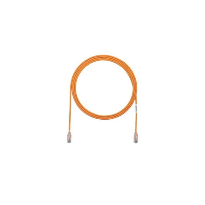 10 ft Panduit UTPSP10ORY 24 AWG Copper Cat 6 UTP Patch Cord Orange