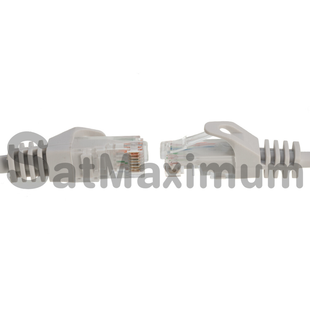 CAT6e / CAT6 Network Patch Cable RJ-45 Ethernet LAN Cable Gray 25FT – 200FT LOT