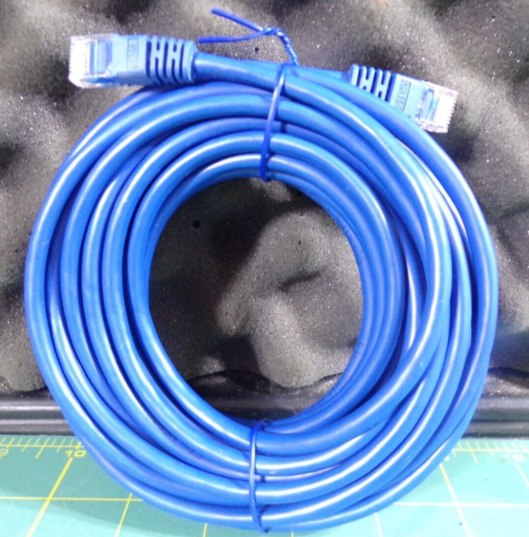 MONOPRICE 140 Voice and Data Patch Cord, CAT5E, 25ft Lg, BLUE (G)