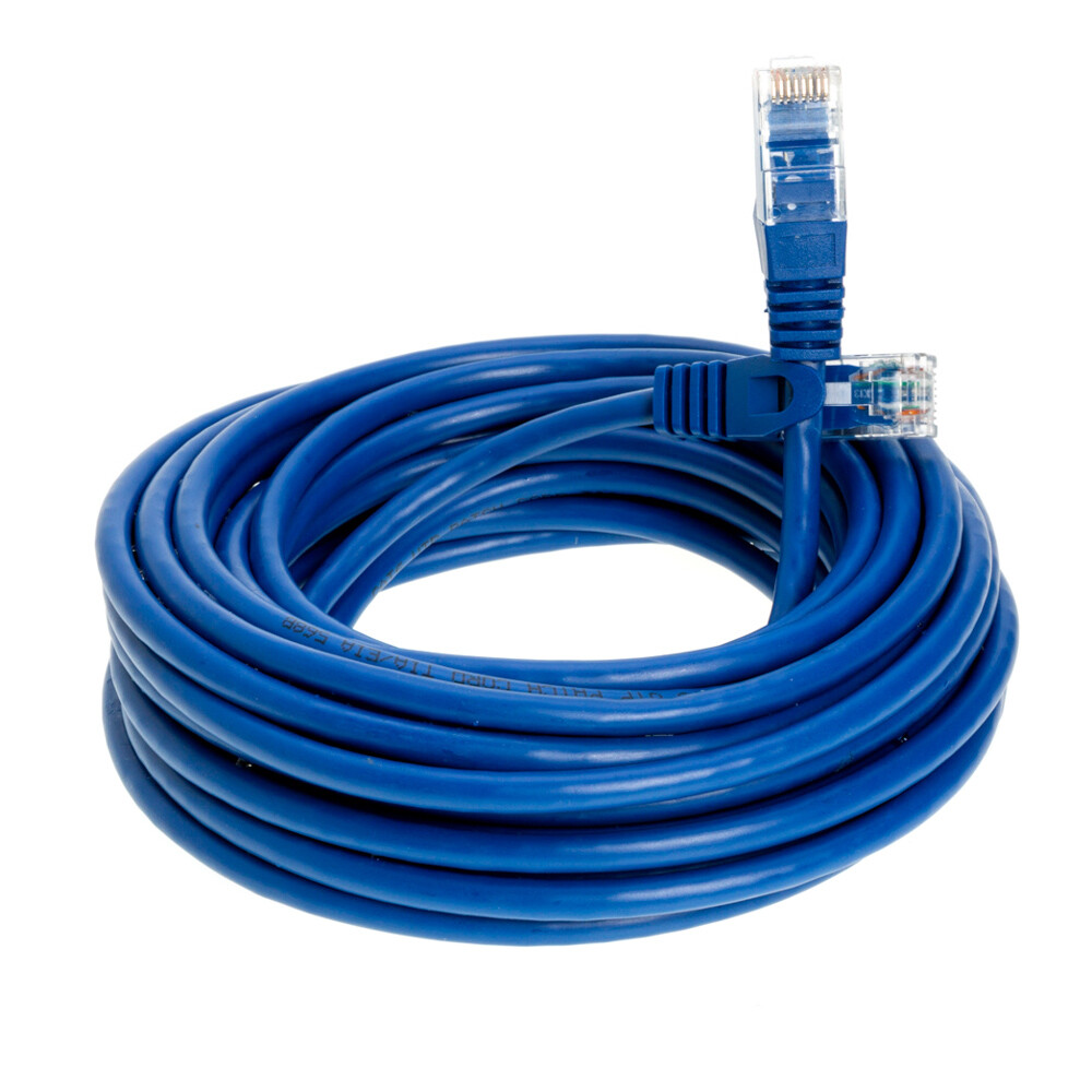 CAT6e / CAT6 Network Patch Cable RJ-45 Ethernet LAN Cable Blue 25FT – 200FT LOT