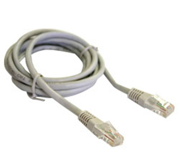 CAT 5E Network Cable Ethernet Cable RJ45 Male to Male 25 ft. Grey