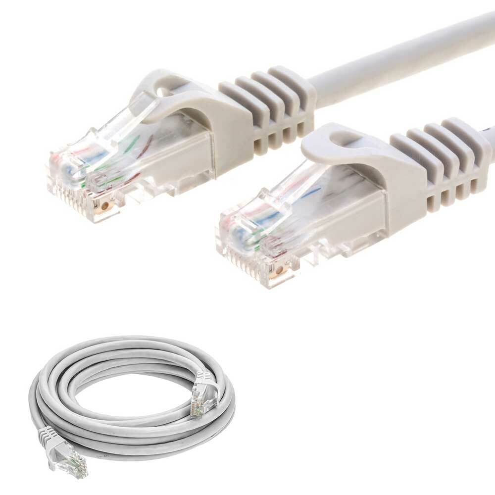 20 PCS 7ft Cat6 Ethernet Cable RJ45 UTP Patch Gaming XBOX PS5 Internet Grey