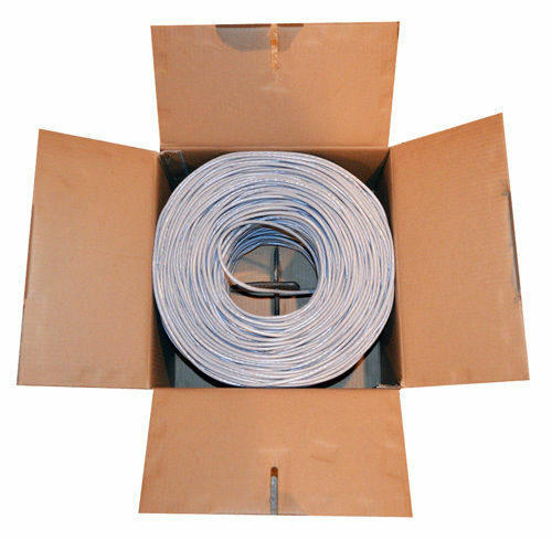 Open Box 1000/900/800FT CAT5e Solid 4/UTP 0.50mm Network Cable