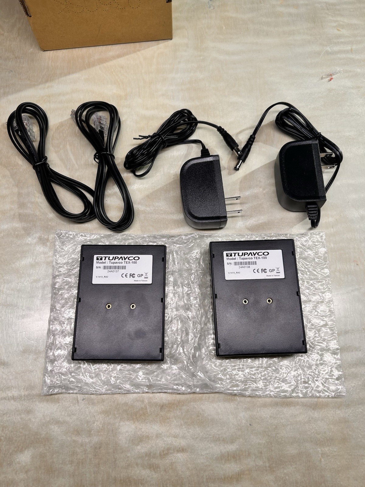 Ethernet Extender Kit – 2pc Pair TEX-100 – Range up to 1 Mile over Phone Copper