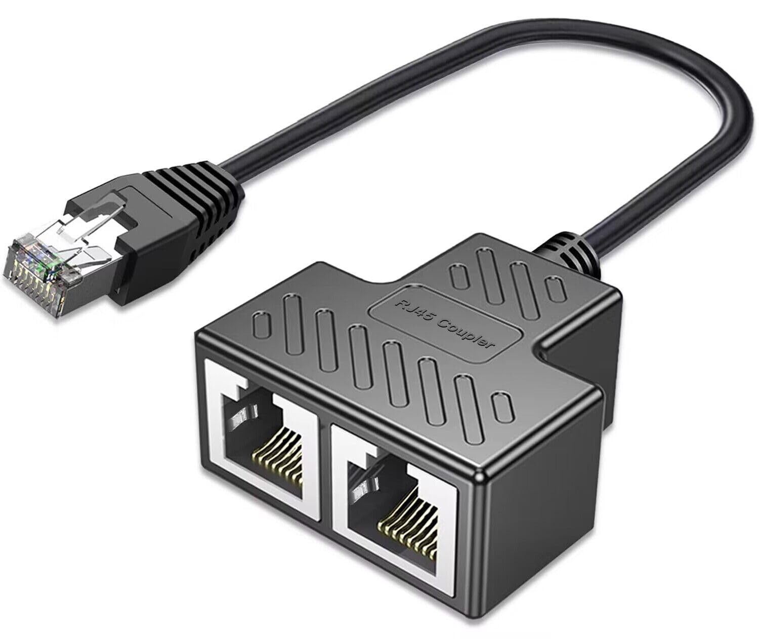 Ethernet Splitter 1 to 2, RJ45 Network Splitter Starlink Ethernet Adapter, LA…