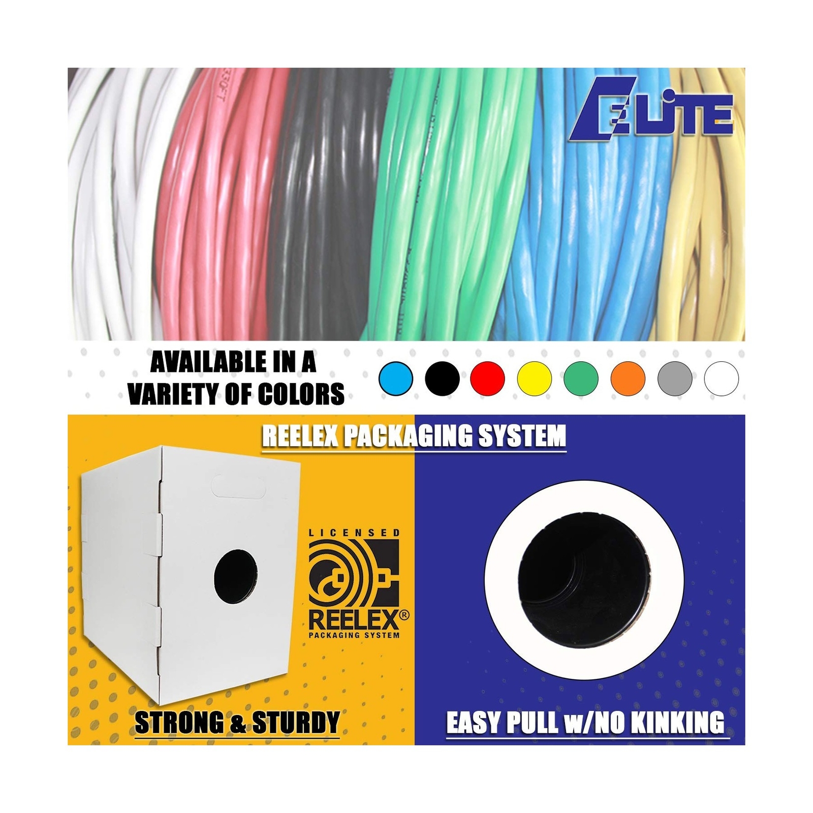 CAT5E Plenum (CMP),1000ft, UTP 24AWG, Solid Pure Copper, 350MHz, UL Certified…